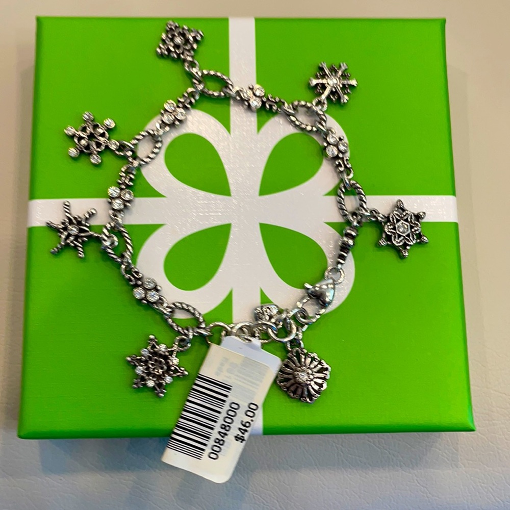 Brighton LET IT SNOW Retired Bracelet